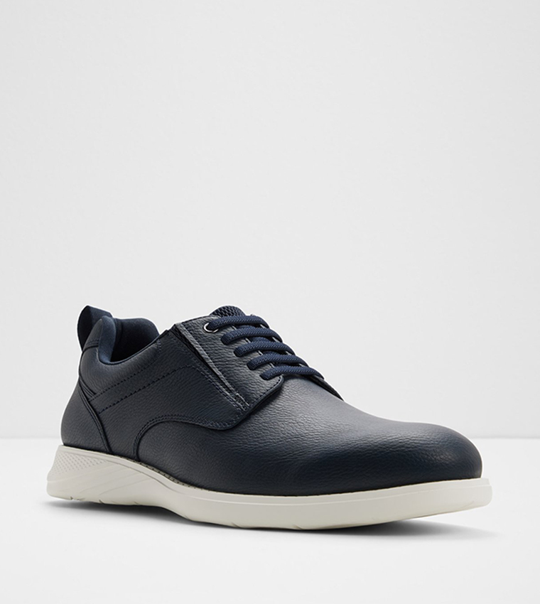 DENZEL Solid Lace-Up Sneakers