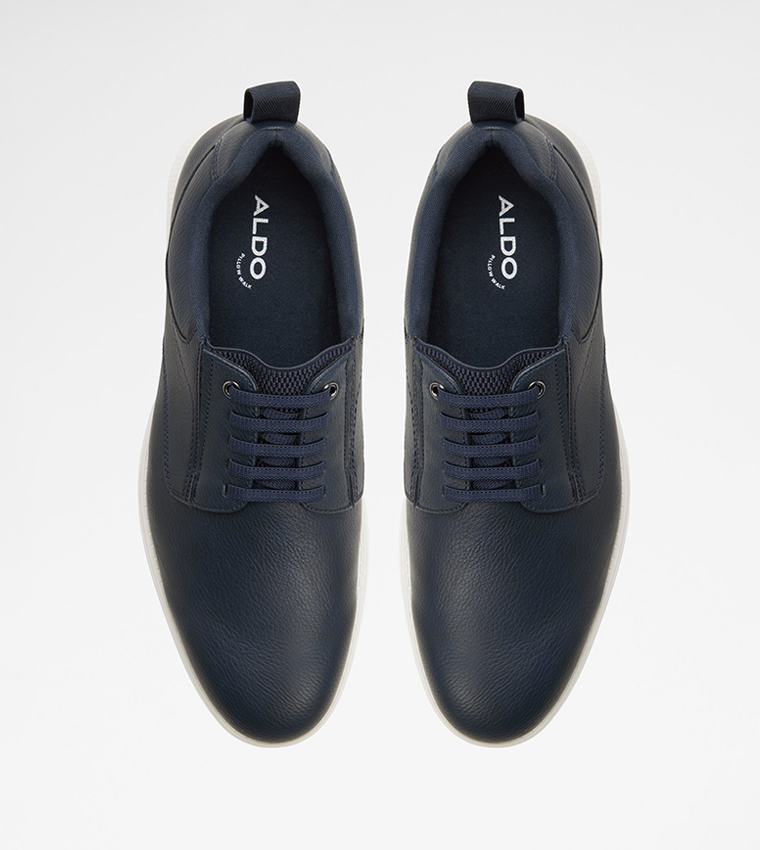 DENZEL Solid Lace-Up Sneakers
