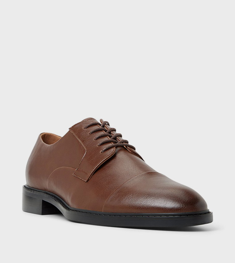 DESMARAIS Almond Toe Lace-Up Shoes