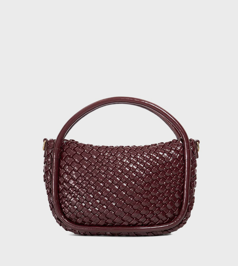 DINIDELIBERATE Braided Top-Handle Bag