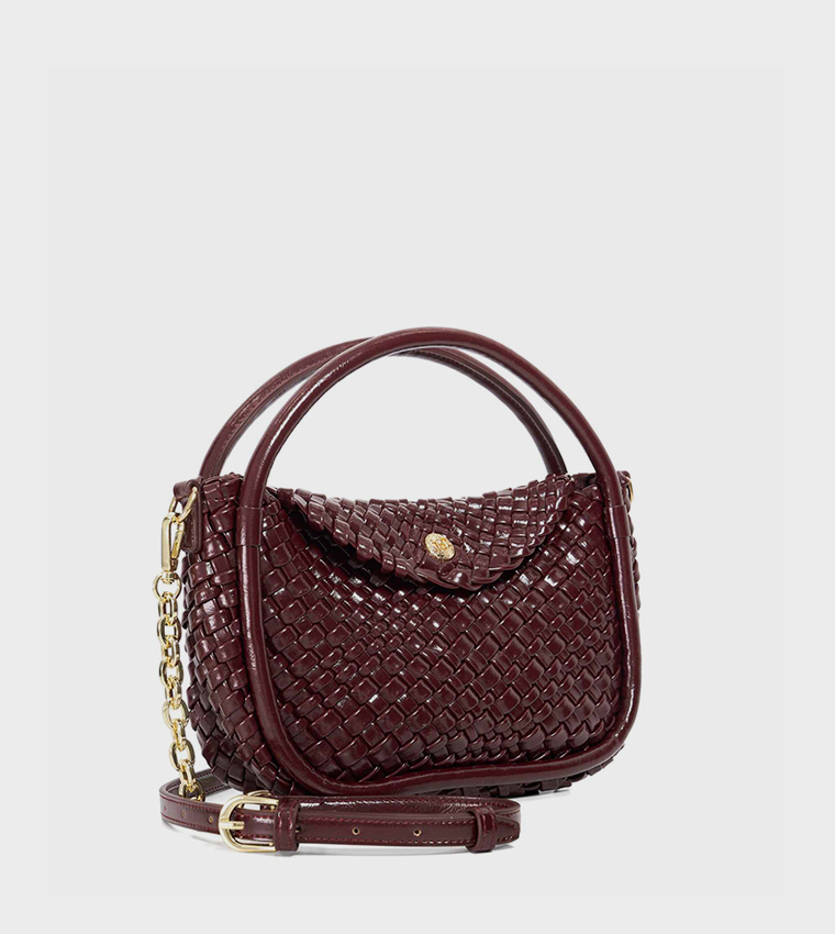 DINIDELIBERATE Braided Top-Handle Bag