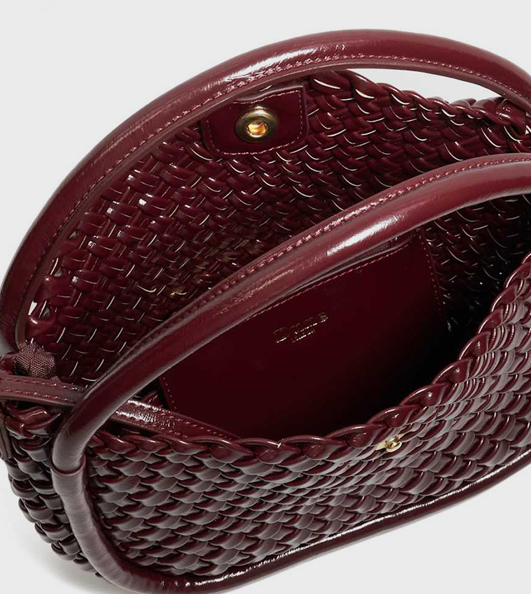 DINIDELIBERATE Braided Top-Handle Bag