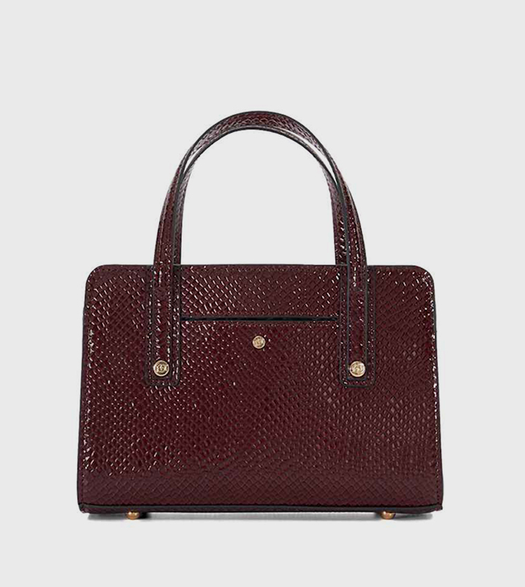 DINKYDENBEIGH Textured Satchel Bag