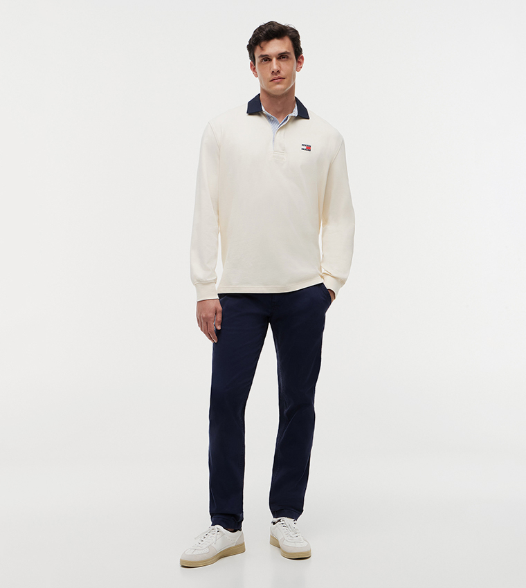Solid Slim Fit Chinos