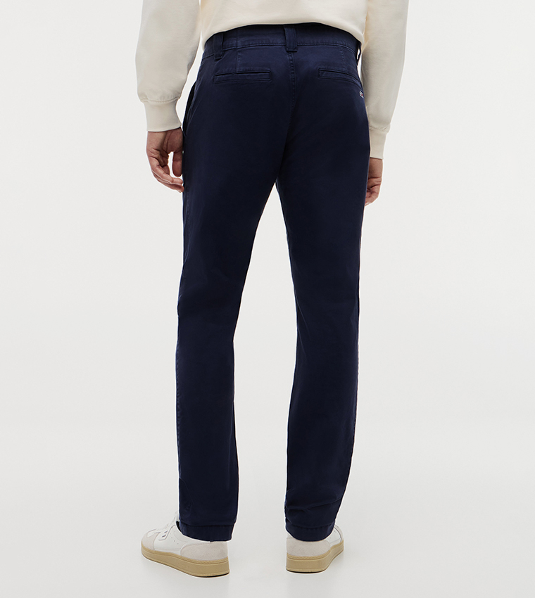 Solid Slim Fit Chinos