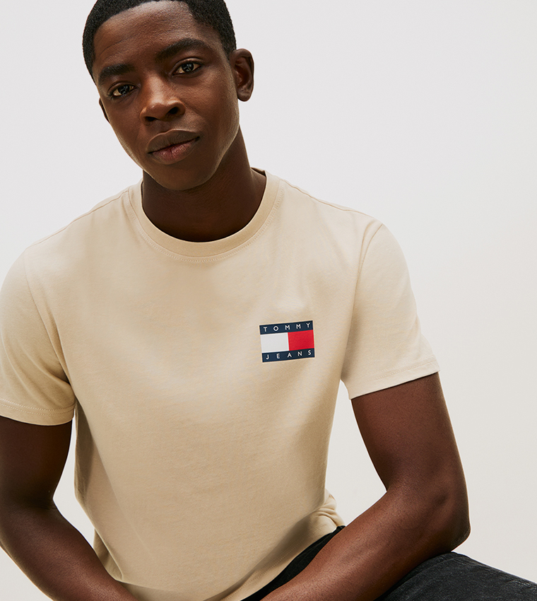 Flag Printed Slim Fit T-Shirt