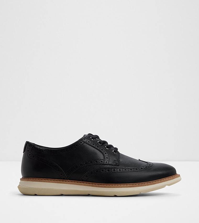 DOMINIK Solid Lace-Up Sneakers
