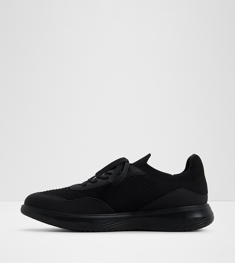 DOYLE Textured Lace-Up Sneakers