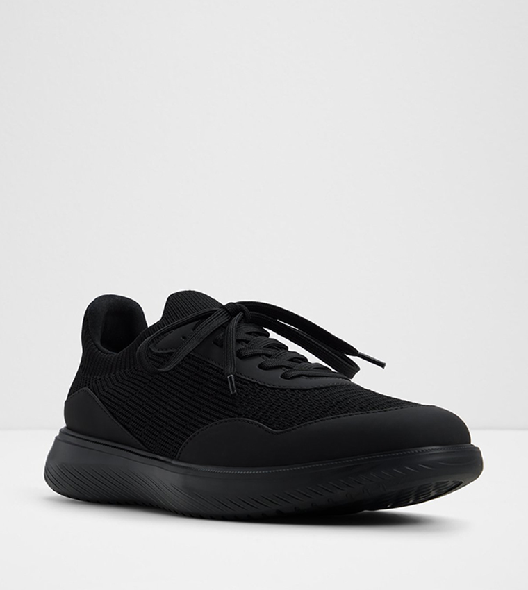 DOYLE Textured Lace-Up Sneakers