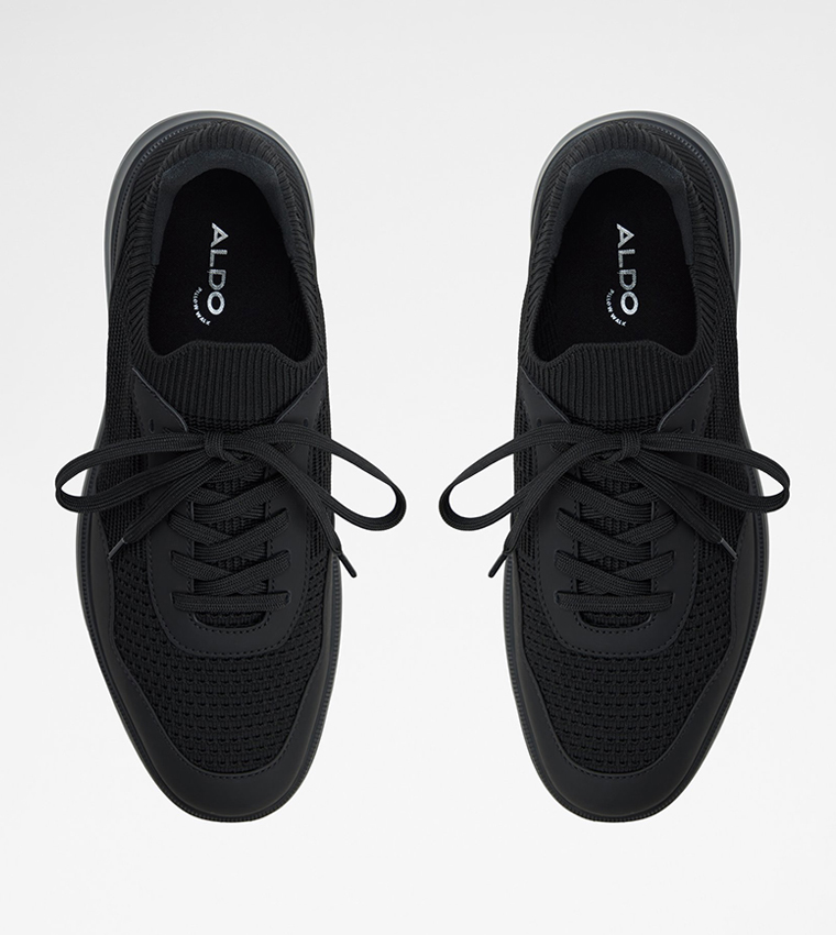 DOYLE Textured Lace-Up Sneakers