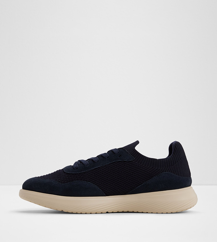 DOYLE Textured Lace-Up Sneakers