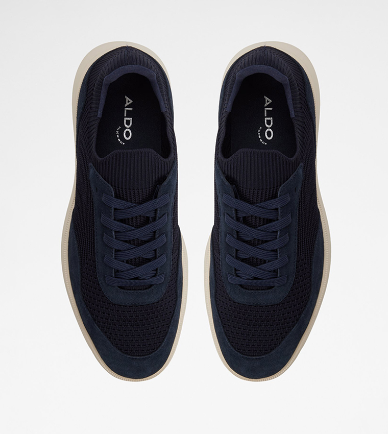 DOYLE Textured Lace-Up Sneakers