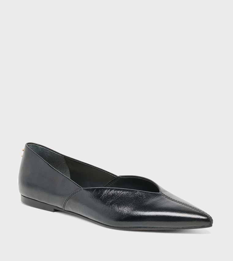 GEMA Solid Pointed Toe Ballerinas