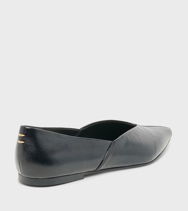 GEMA Solid Pointed Toe Ballerinas