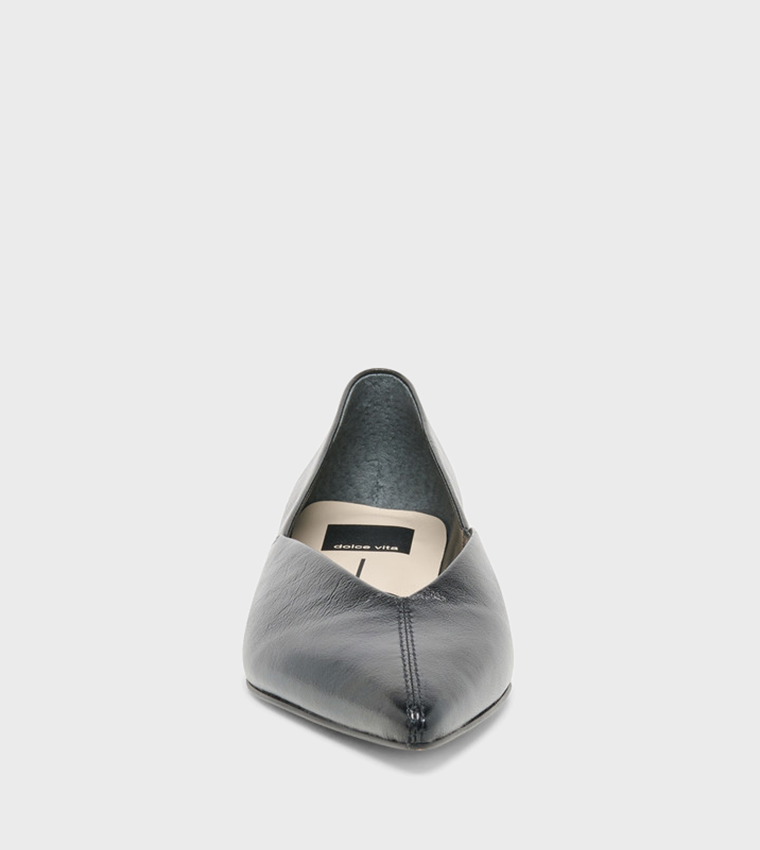 GEMA Solid Pointed Toe Ballerinas