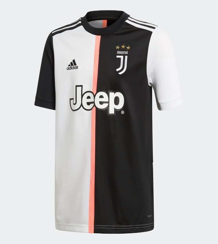 Juventus Away V-Neck Color Block Jersey T-Shirt