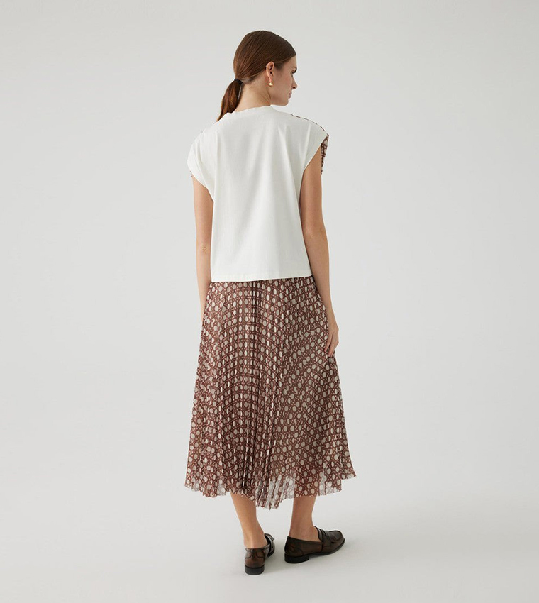 إكسكويز  توبات كاجوال  - بني  Casual Tops