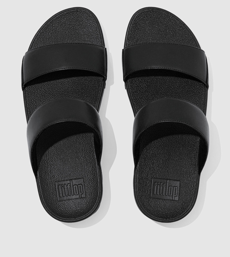 Lulu Leather Slides