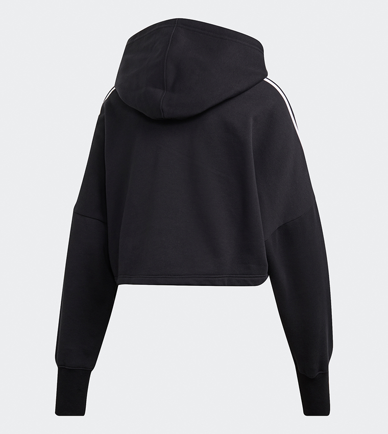 Logo Detail Cropped Hoodie