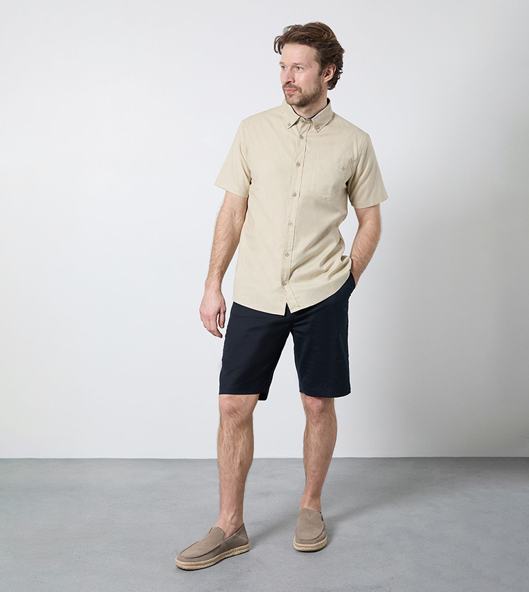 ماين  أكمام قصيرة - حجر Short Sleeves