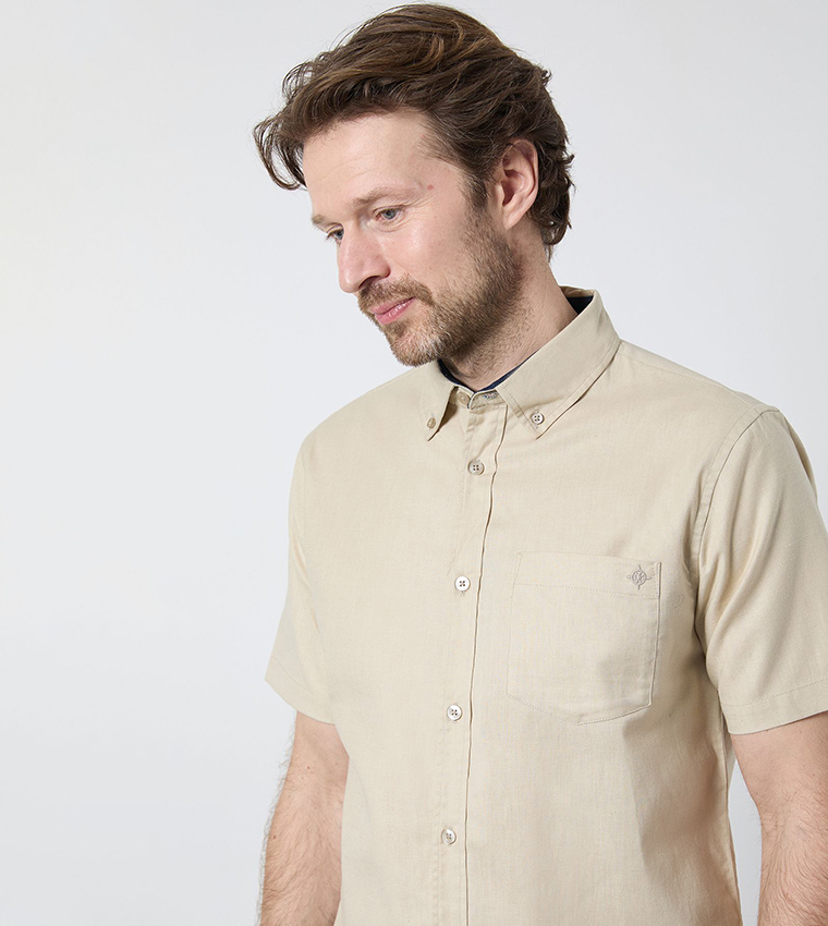 ماين  أكمام قصيرة - حجر Short Sleeves