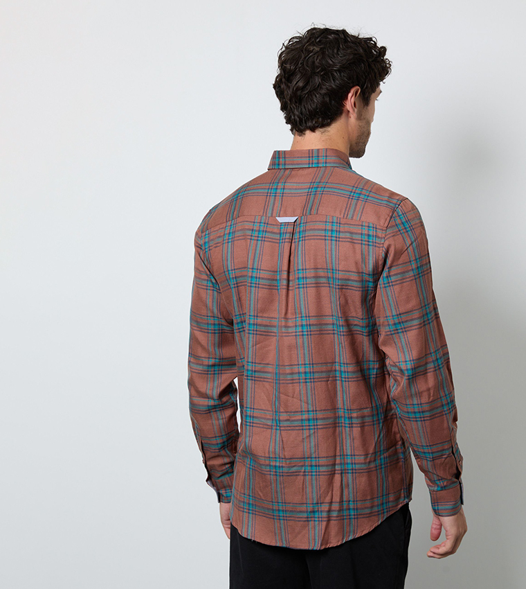 Window Checkered Long Sleeves Shirt