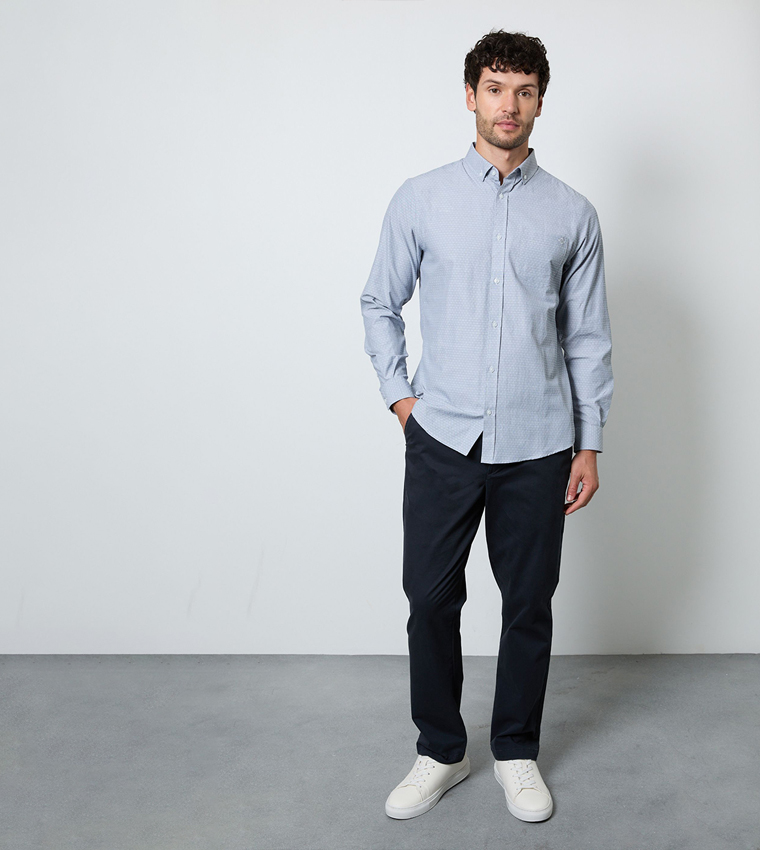 ماين  أكمام طويلة - رمادي Long Sleeves
