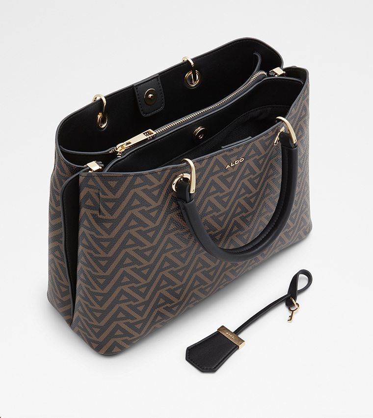 EILE Monogram Patterned Satchel Bag