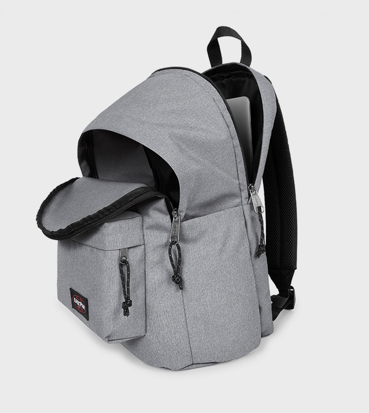 Logo Label Zippered Backpack