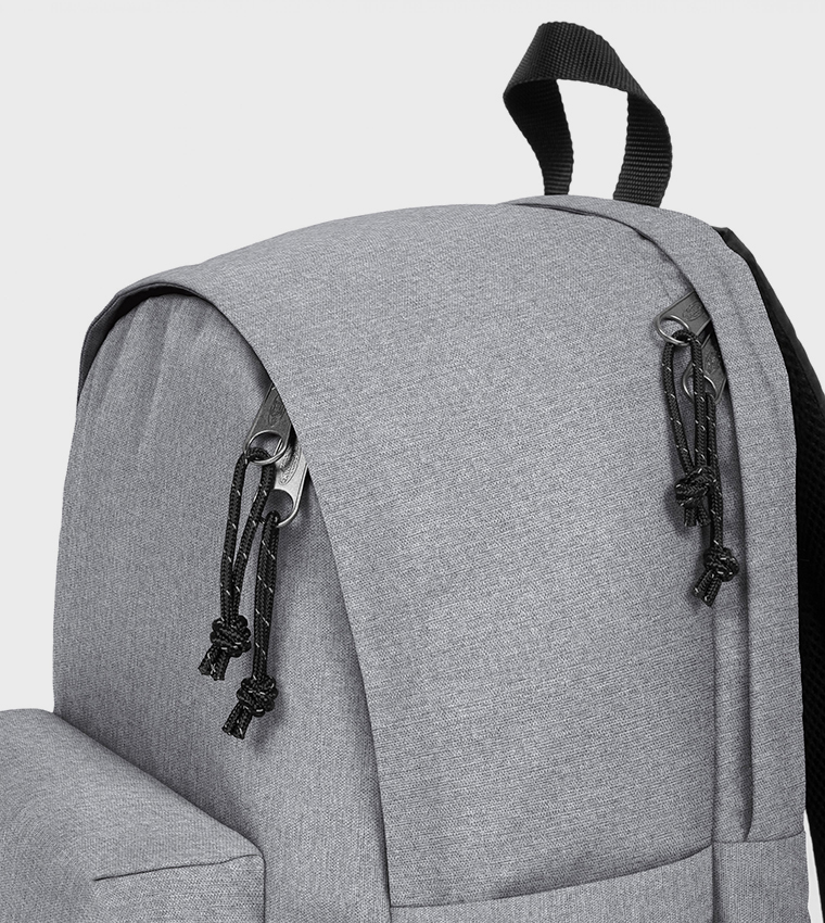 Logo Label Zippered Backpack