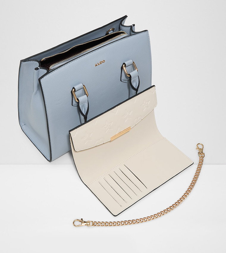 ELELDEN Logo Debossed Satchel Bag
