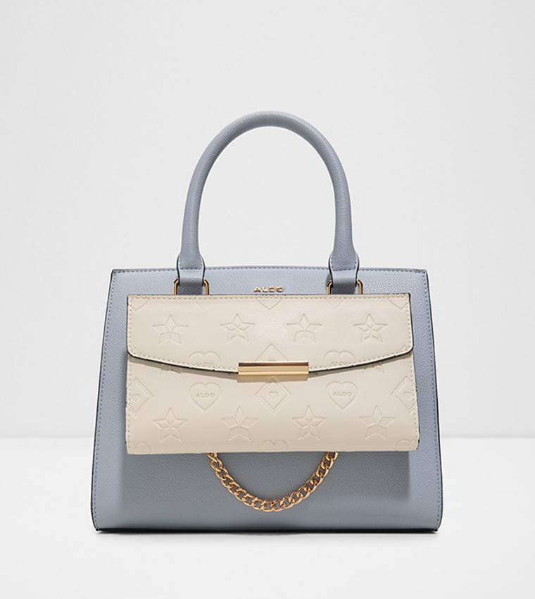 ELELDEN Logo Debossed Satchel Bag