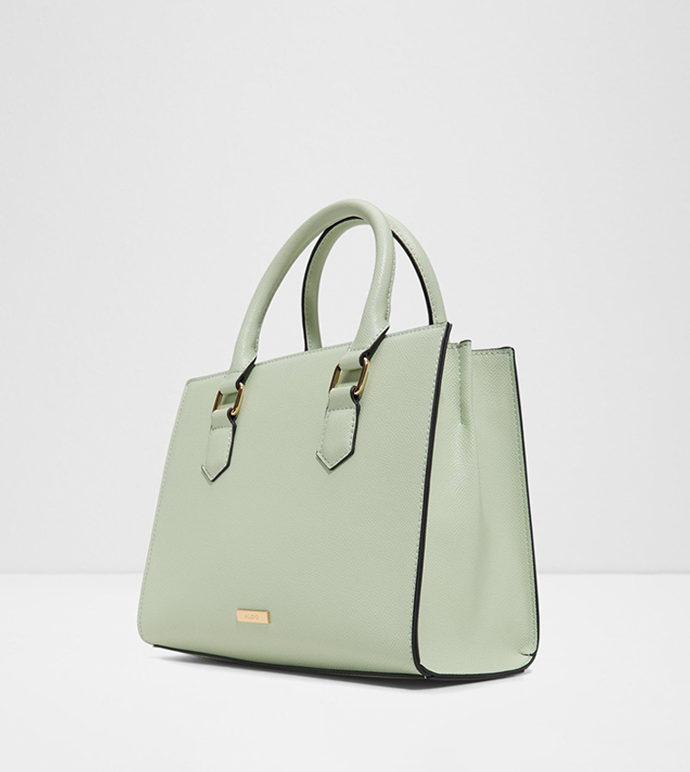 ELELDEN Logo Debossed Satchel Bag