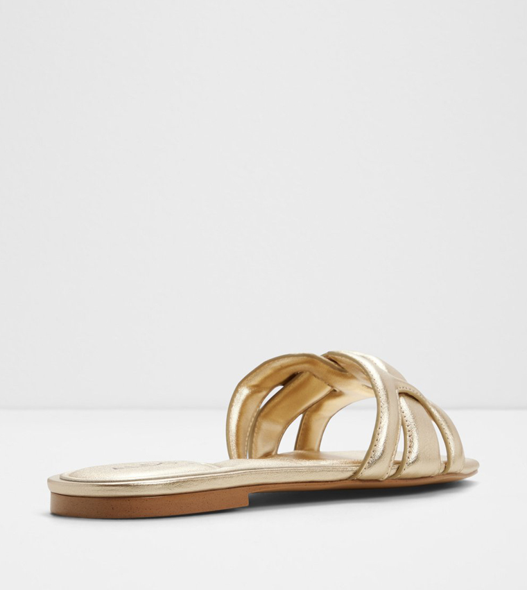 ألدو  الصنادل المسطحة - ذهبي Flat Sandals