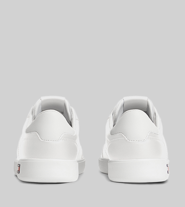 Solid Lace Up Low Top Sneakers