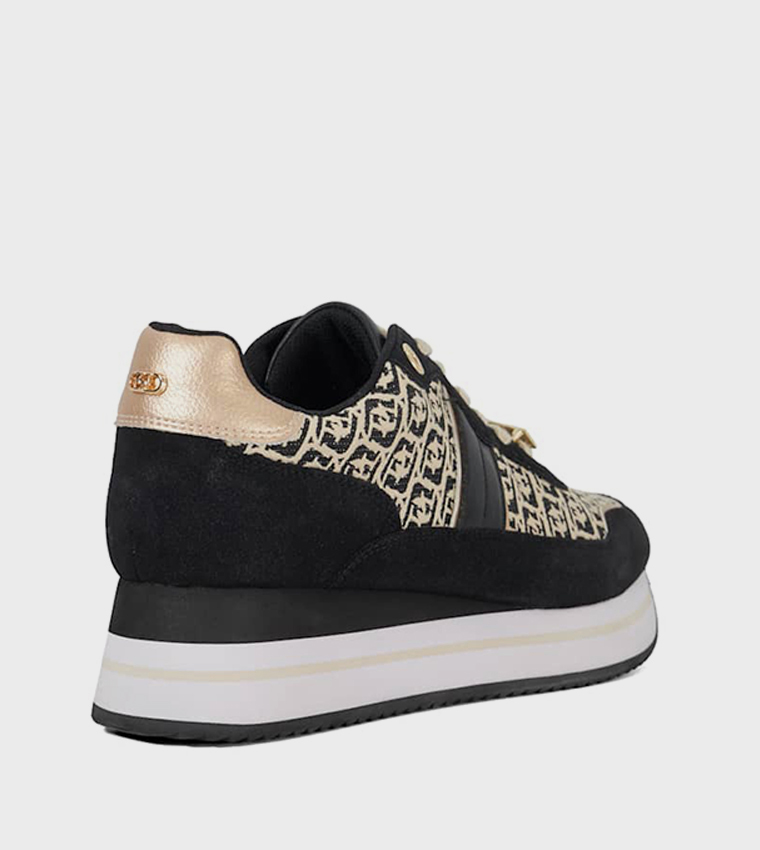 Buy Dune London ESCAPADE Lace Up Sneakers In Black | 6thstreet Qatar