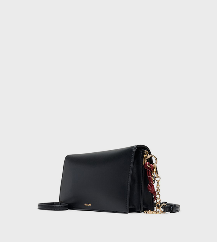 EVENGELIA Textured Flap Crossbody Bag