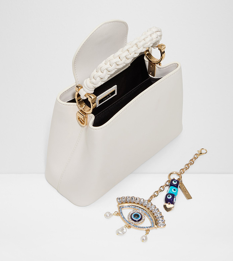 EVILIOS Charm Detail Top Handle Bag