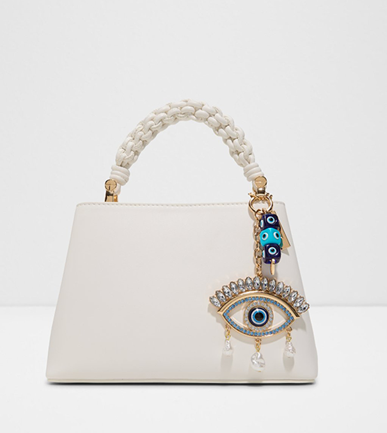 EVILIOS Charm Detail Top Handle Bag