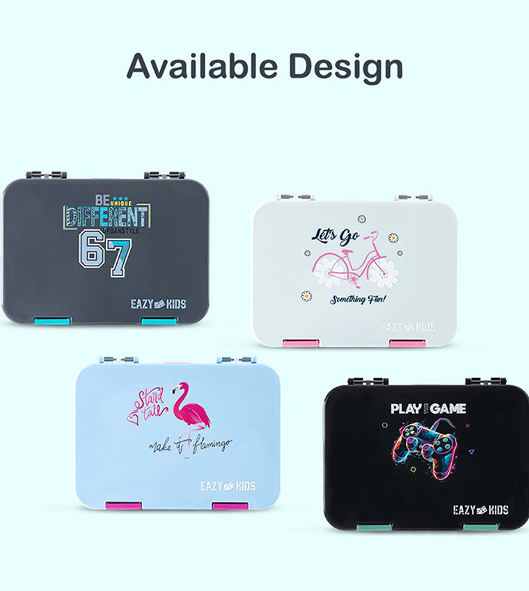 Eazy Kids  Lunch Boxes - Light Blue Lunch Box
