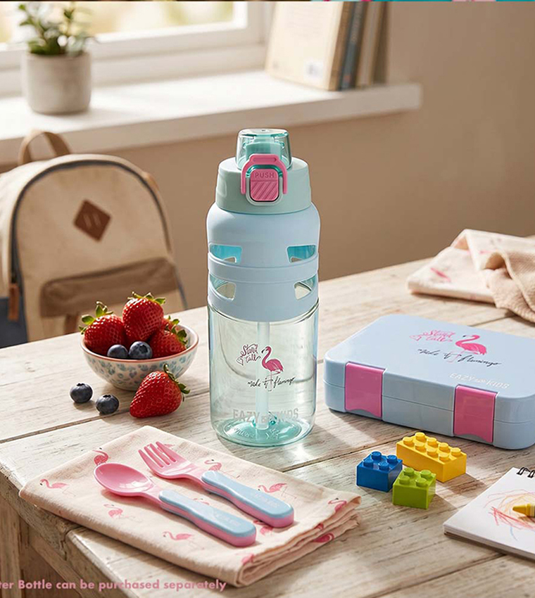 Eazy Kids  Lunch Boxes - Light Blue Lunch Box