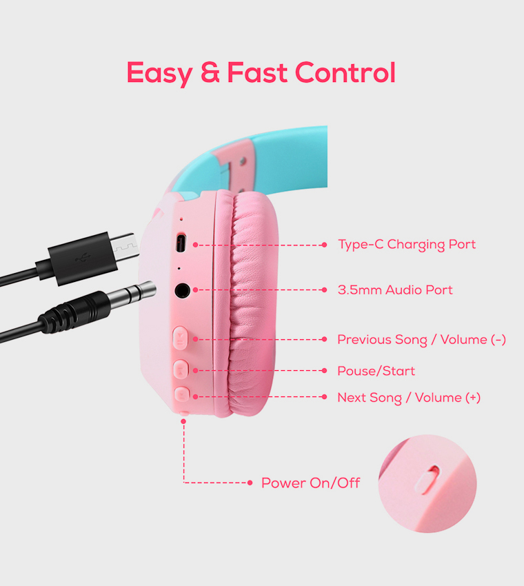 Bluetooth 5.4 Wireless Headset