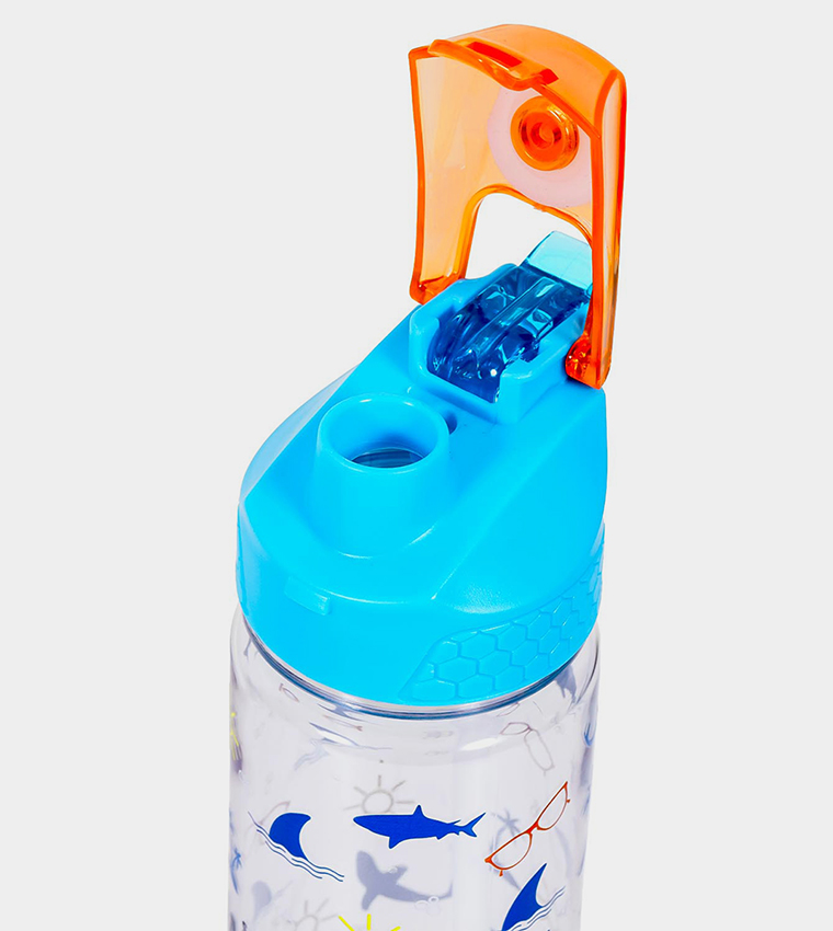Jawsome Shark 2-In-1 Tritan Water Bottle, 650ml