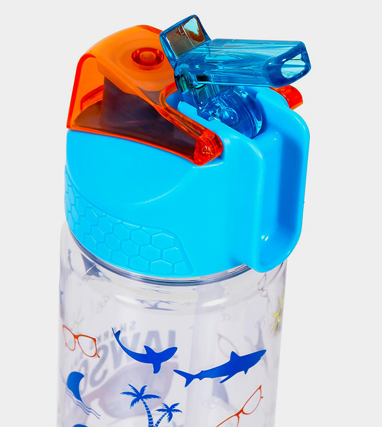 Jawsome Shark 2-In-1 Tritan Water Bottle, 650ml