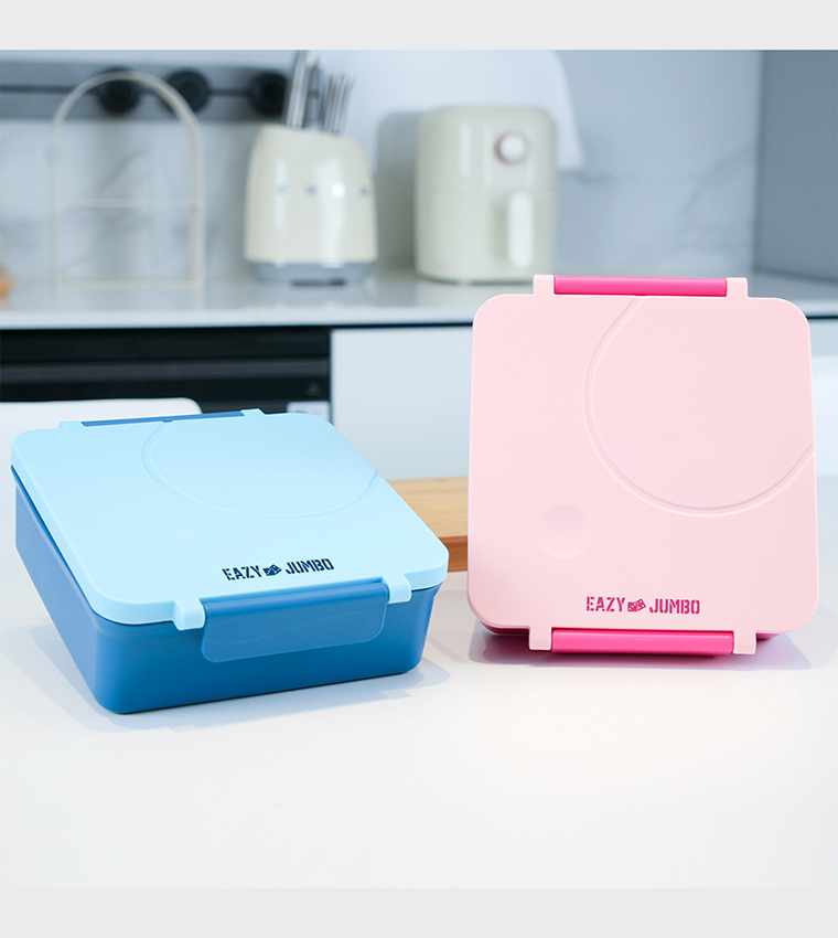 Jumbo Bento Lunch Box with Bowl, Spoon and Fork