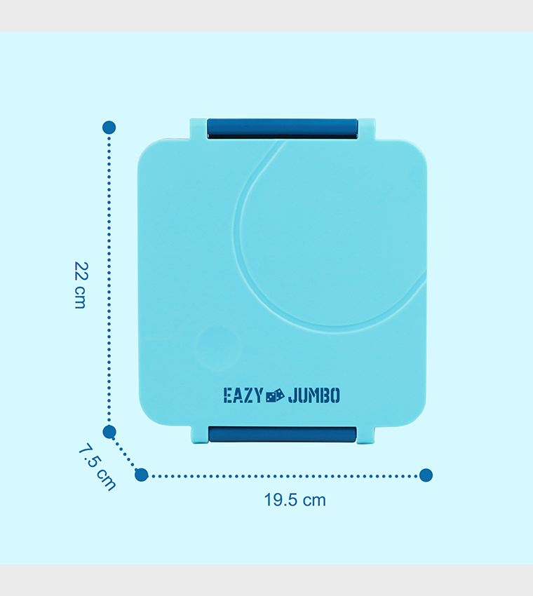 Jumbo Bento Lunch Box with Bowl, Spoon and Fork