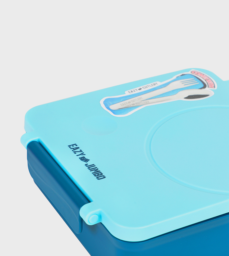 Jumbo Bento Lunch Box with Bowl, Spoon and Fork