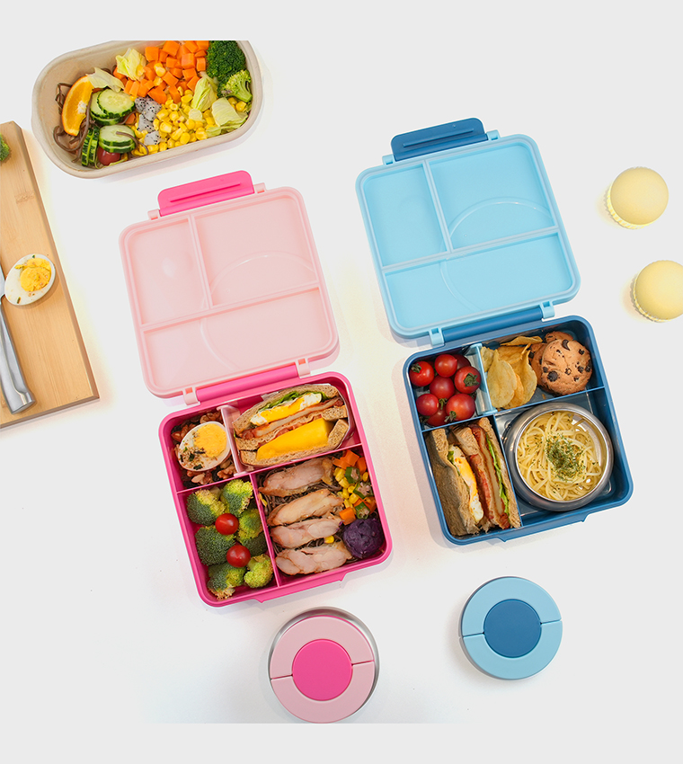 Jumbo Bento Lunch Box with Bowl, Spoon and Fork