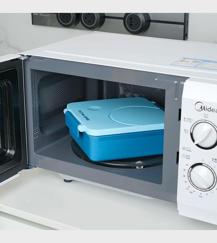 Jumbo Bento Lunch Box with Bowl, Spoon and Fork