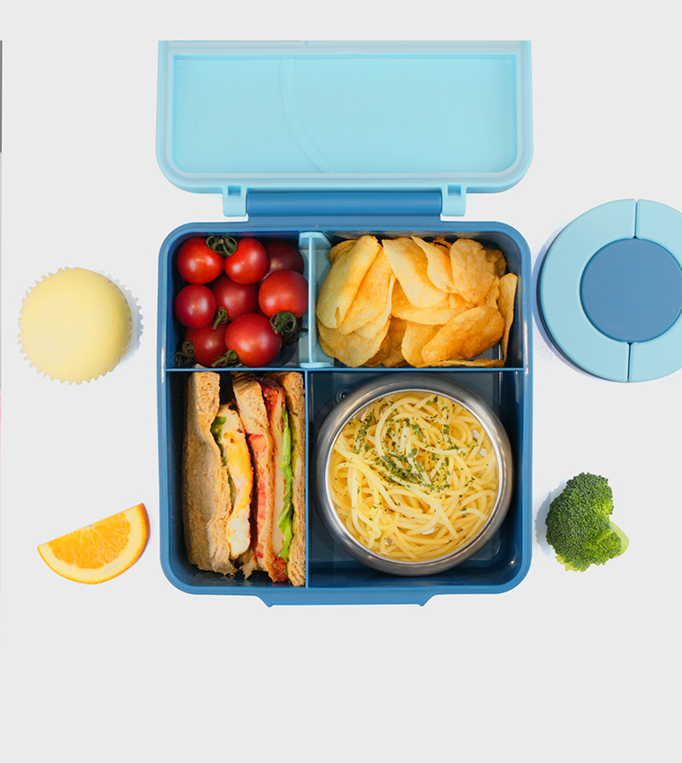 Jumbo Bento Lunch Box with Bowl, Spoon and Fork